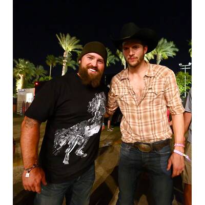 Ashton Kutcher als Cowboy auf Musikfestival 