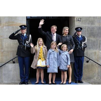 Krönung in den Niederlanden: Prinzessinnen bei der Probe