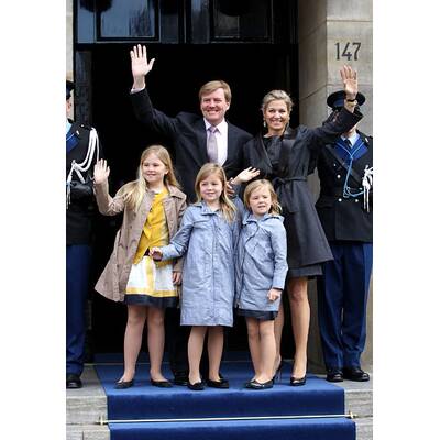 Krönung in den Niederlanden: Prinzessinnen bei der Probe