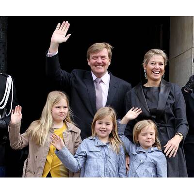 Krönung in den Niederlanden: Prinzessinnen bei der Probe