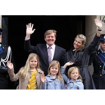 Krönung in den Niederlanden: Prinzessinnen bei der Probe