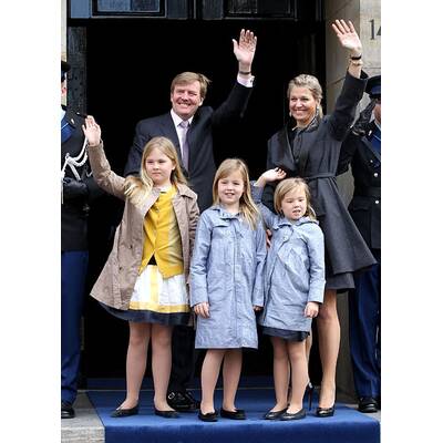 Krönung in den Niederlanden: Prinzessinnen bei der Probe