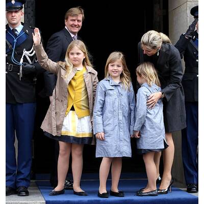 Krönung in den Niederlanden: Prinzessinnen bei der Probe