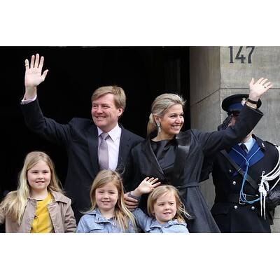 Krönung in den Niederlanden: Prinzessinnen bei der Probe