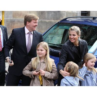 Krönung in den Niederlanden: Prinzessinnen bei der Probe