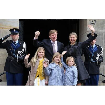 Krönung in den Niederlanden: Prinzessinnen bei der Probe