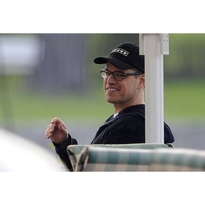 George Clooney & Matt Damon: Arbeit & Party in Berlin