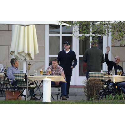 George Clooney & Matt Damon: Arbeit & Party in Berlin