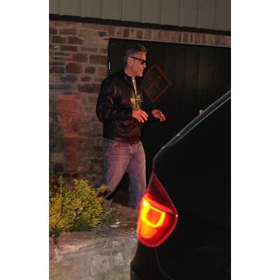 George Clooney & Matt Damon: Arbeit & Party in Berlin