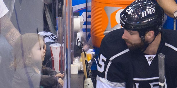 Beckhams: Familienausflug zum Eishockey