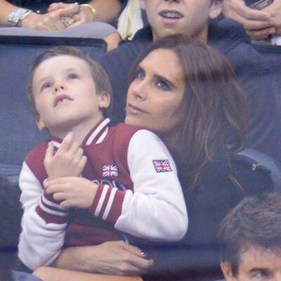 Beckhams: Familienausflug zum Eishockey