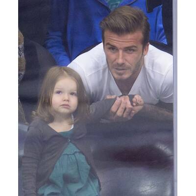 Beckhams: Familienausflug zum Eishockey