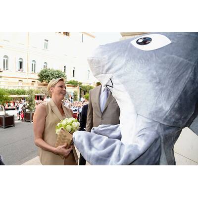 Charlène und Albert: Vergnügt 