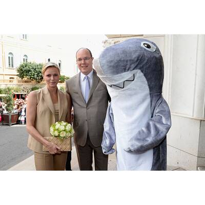 Charlène und Albert: Vergnügt 