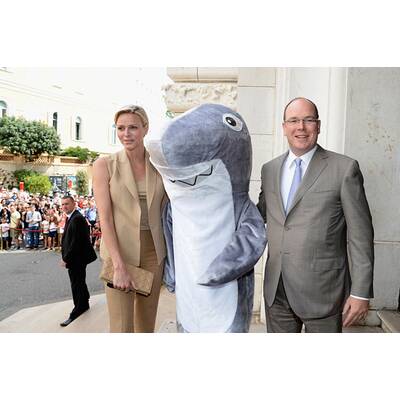 Charlène und Albert: Vergnügt 