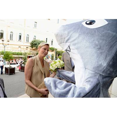 Charlène und Albert: Vergnügt 