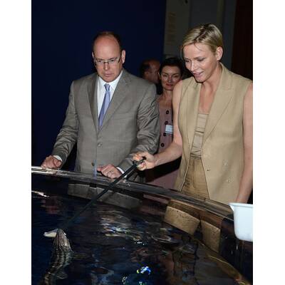 Charlène und Albert: Vergnügt 