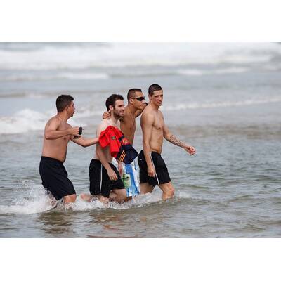 Strandzeit für Spaniens Starkicker