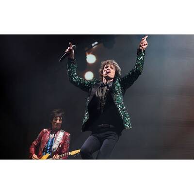 Rolling Stones traten erstmals in Glastonbury auf 