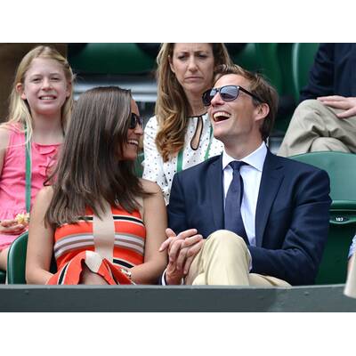 Pippa Middleton & Nico Jackson fiebern mit.