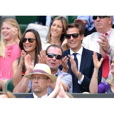 Pippa Middleton & Nico Jackson fiebern mit.