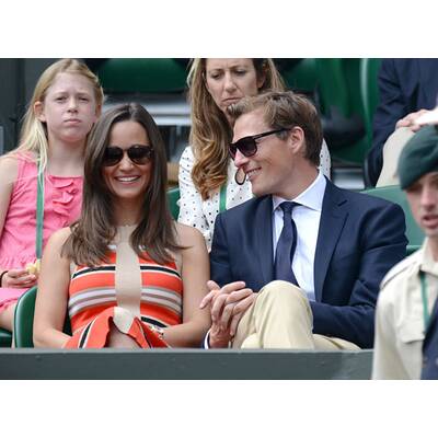 Pippa Middleton & Nico Jackson fiebern mit.
