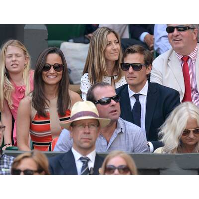 Pippa Middleton & Nico Jackson fiebern mit.