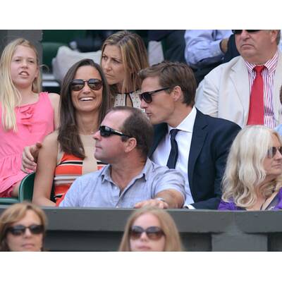 Pippa Middleton & Nico Jackson fiebern mit.