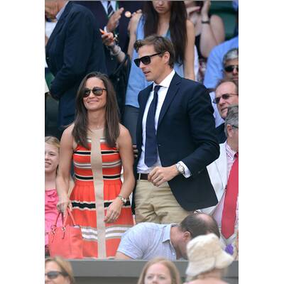 Pippa Middleton & Nico Jackson fiebern mit.