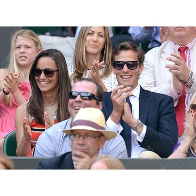 Pippa Middleton & Nico Jackson fiebern mit.