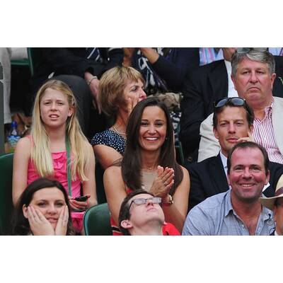 Pippa Middleton & Nico Jackson fiebern mit.