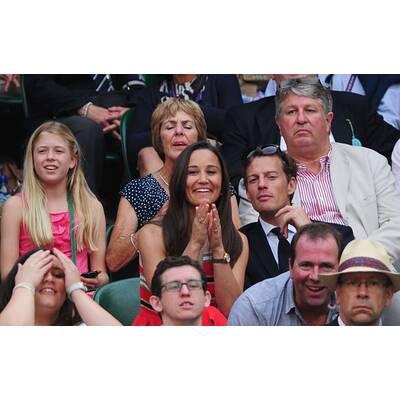 Pippa Middleton & Nico Jackson fiebern mit.