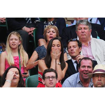 Pippa Middleton & Nico Jackson fiebern mit.