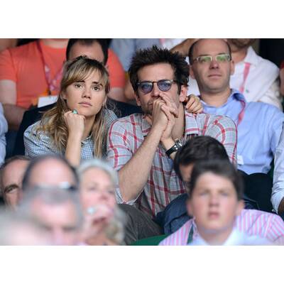 Bradley Cooper & Suki Waterhouse turteln in Wimbledon