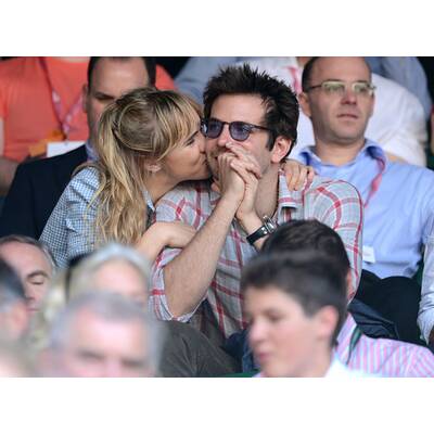 Bradley Cooper & Suki Waterhouse turteln in Wimbledon
