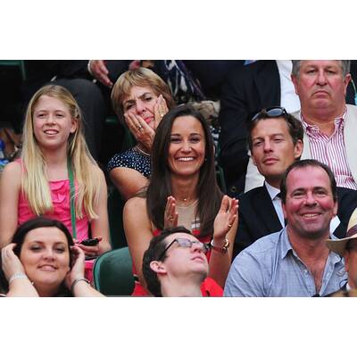 Pippa Middleton & Nico Jackson fiebern mit.