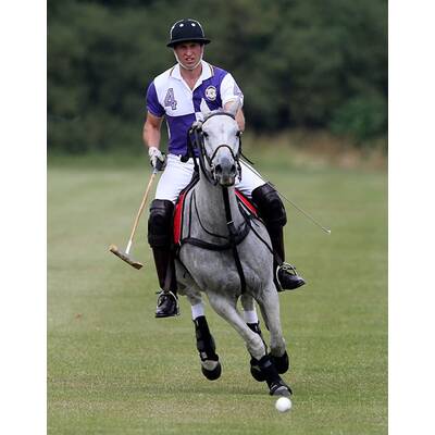 Prinz William und Prinz Harry beim Polo-Turnier