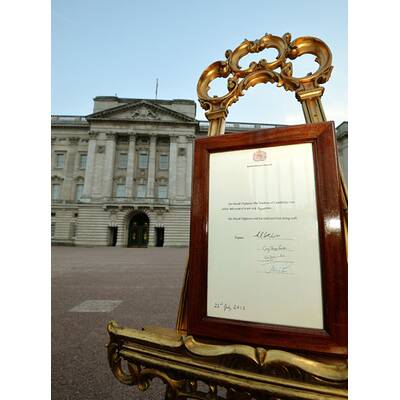 Die Verkündungs-Urkunde