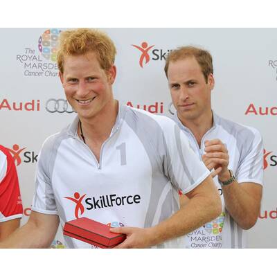 Prinz William & Harry beim Polo-Turnier in Ascot
