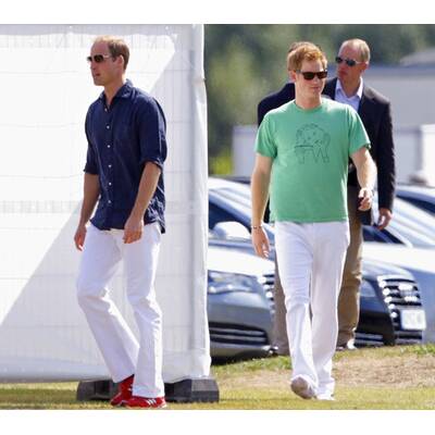 Prinz William & Harry beim Polo-Turnier in Ascot