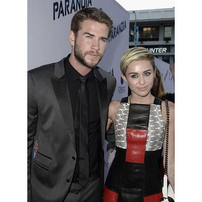 Miley Cyrus & Liam Hemsworth bei 