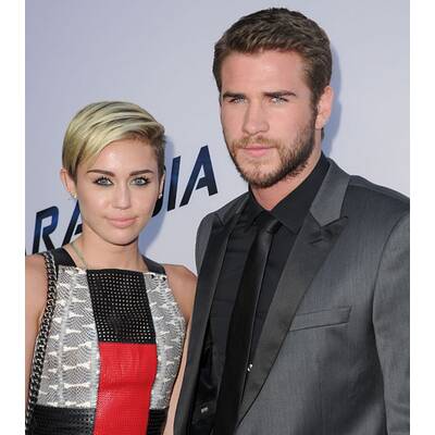Miley Cyrus & Liam Hemsworth bei 