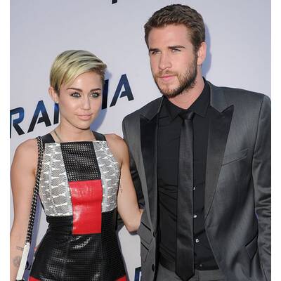 Miley Cyrus & Liam Hemsworth bei 