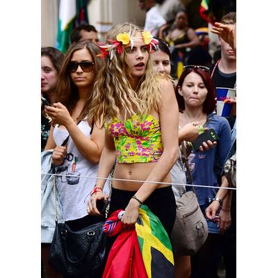 Cara Delevingne lässt die Sau raus