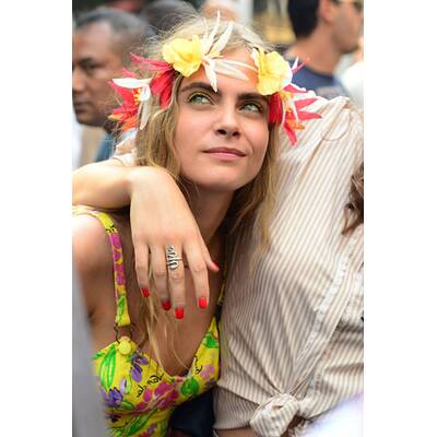 Cara Delevingne lässt die Sau raus