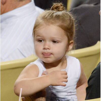 David Beckham: Superdad im Baseball-Stadion