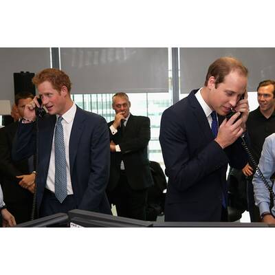 Prinz William und Bruder Harry im Charity-Auftrag