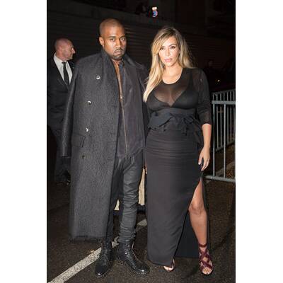 Kim Kardashian & Kanye West superhappy