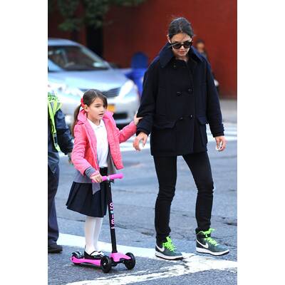 Suri Cruise mit Mama Katie in New York unterwegs