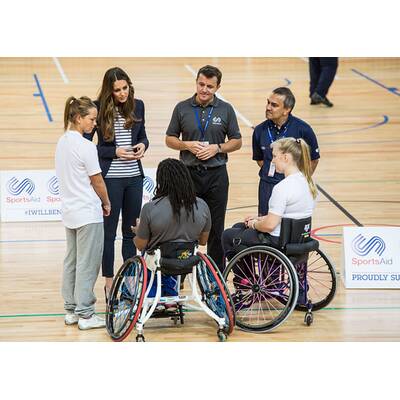 Herzogin Kate: Voller Einsatz beim Volleyball